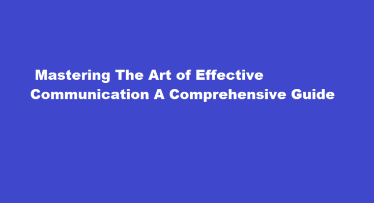 How to develop communication skills