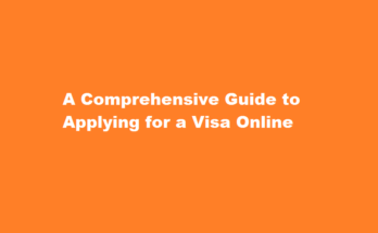 how to apply for visa online