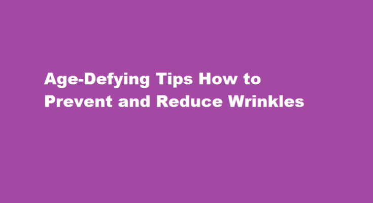 how to avoid wrinkles