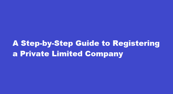 how to register a pvt ltd company