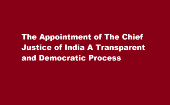 How to appoint cji