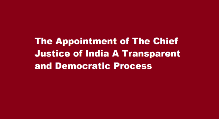 How to appoint cji