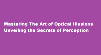 Mastering The Art of Optical Illusions Unveiling the Secrets of Perception