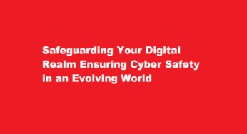 Safeguarding Your Digital Realm Ensuring Cyber Safety in an Evolving World