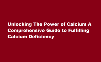 How to fulfill calcium deficiency