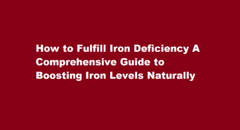 How to Fulfill Iron Deficiency A Comprehensive Guide to Boosting Iron Levels Naturally
