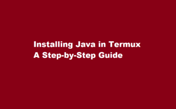 How to install java in termux