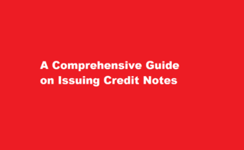 How to issue credit note