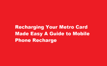 How to recharge metro card by phone