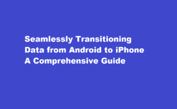 How to transfer data from Android to iphone