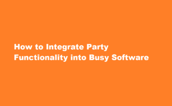 how to add party in busy software