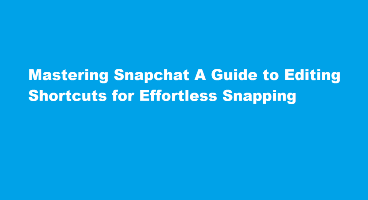 how to edit shortcut in snapchat