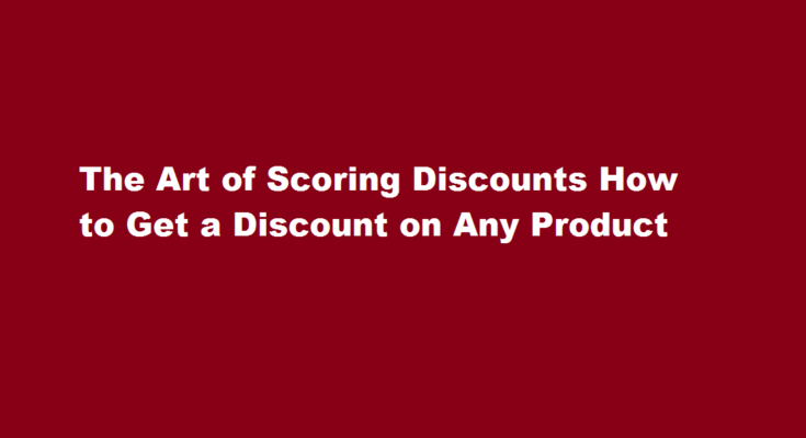 how to get discount on any product