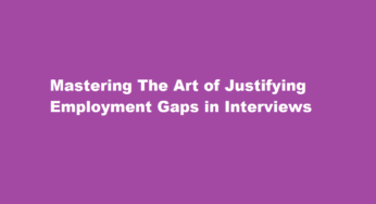 Mastering The Art of Justifying Employment Gaps in Interviews