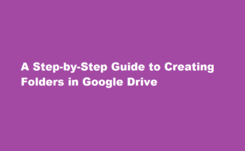 how to make folder in google drive