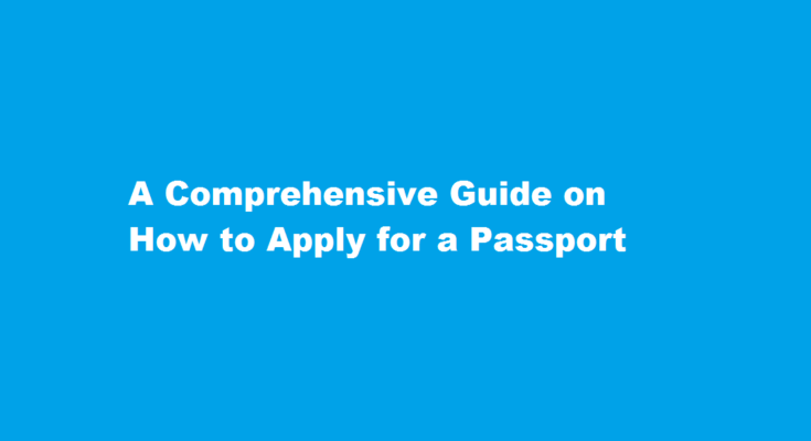 how to passport apply