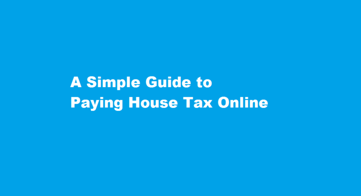 how to pay house tax online