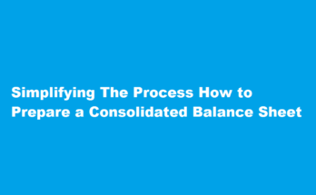 how to prepare consolidated balance sheet