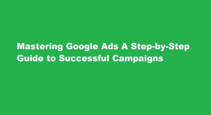 how to run Google ads