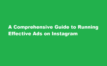 how to run ads on Instagram