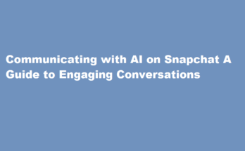 how to talk to ai on snapchat