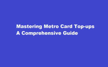 how to top-up metro card