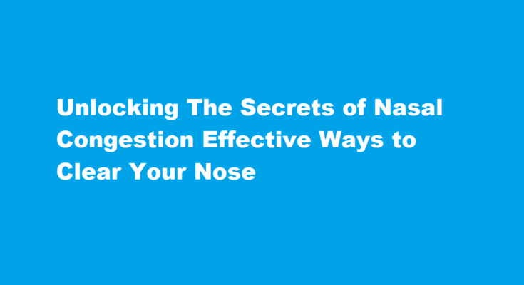 how to unlock nose