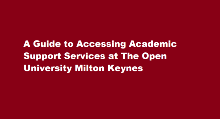 How to access academic support services