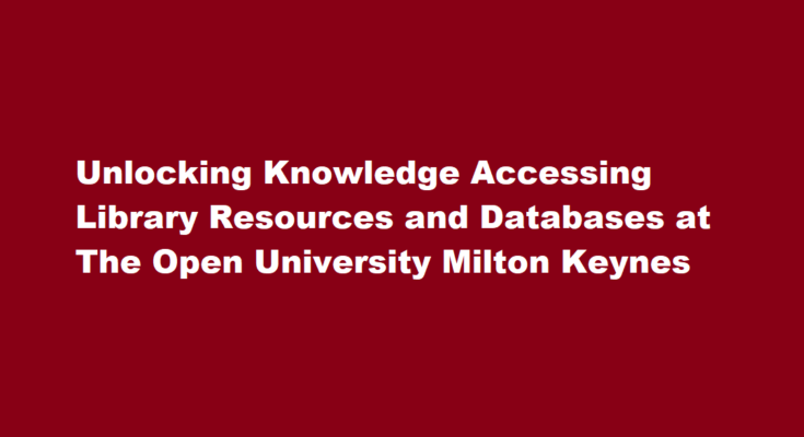 How to access the library resources and database
