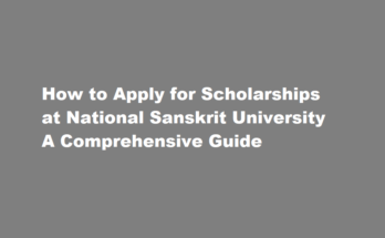 How to apply for scholarships at National Sanskrit University