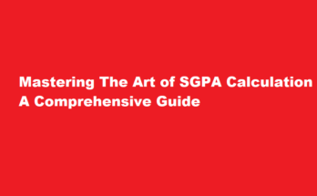 How to calculate sgpa