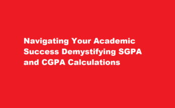 How to calculate sgpa from cgpa