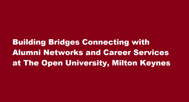 How to connect with alumni networks and career services