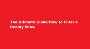 The Ultimate Guide How to Enter a Reality Show