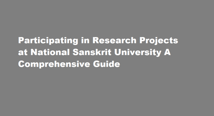 How to get involved in extracurricular activities at National Sanskrit University