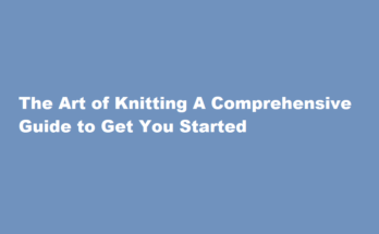 How to knit