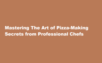How to make pizza like chefs