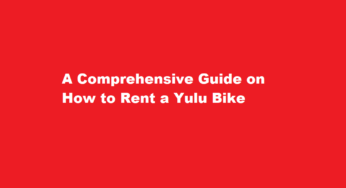 A Comprehensive Guide on How to Rent a Yulu Bike