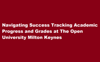 How to track your academic progress