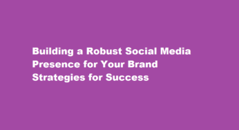 Building a Robust Social Media Presence for Your Brand Strategies for Success