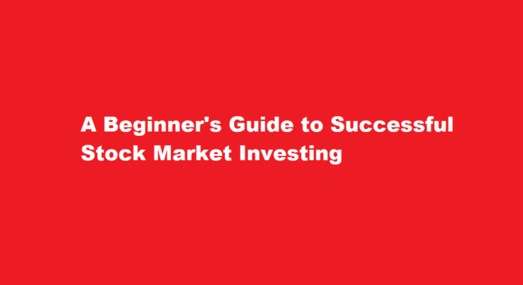 How to invest in the stock market for beginners