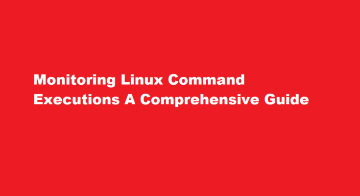 How to log executions of specific commands on Linux
