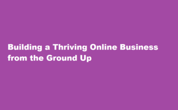 How to start a successful online business from scratch