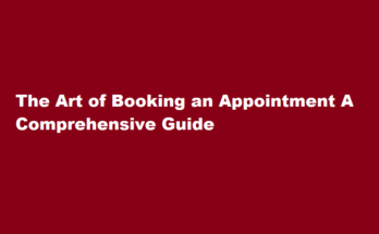 how to book an appointment