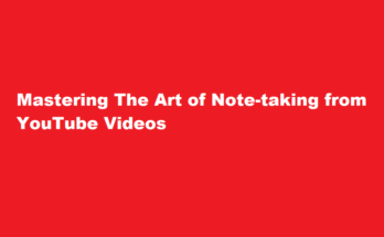 how to copy notes from YouTube