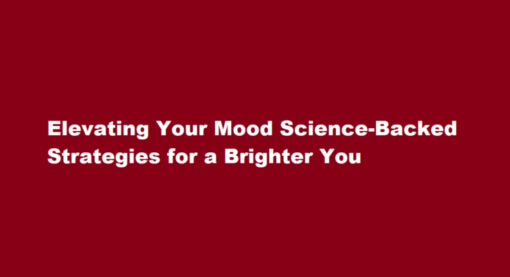 how to lift up your mood