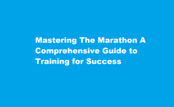 how to train for a marathon