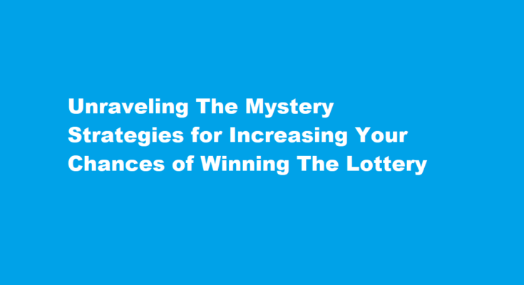 how to win lottery