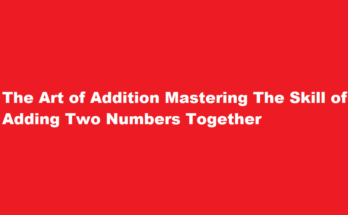 How to add two numbers together