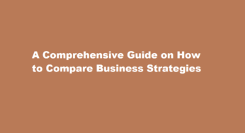 A Comprehensive Guide on How to Compare Business Strategies